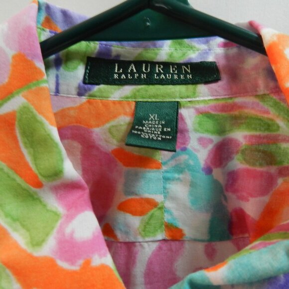 LAUREN by Ralph Lauren Long Sleeve Women's Blouse - Picture 2 of 3